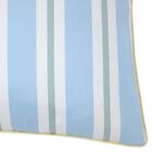 Verigated Stripe Blue 45cm x 45cm Cushion
