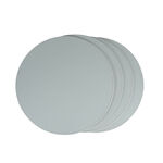 Reversible Round Placemats 4 Pack - Grey & Blush