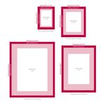 A4 NEW YORK WHITE Photo Frame