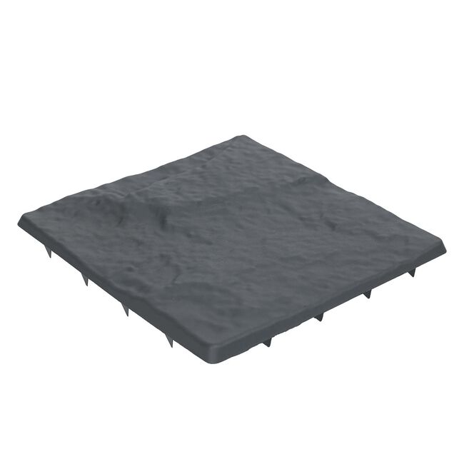 Set of 4 Concrete Effect Garden Stepping Tiles