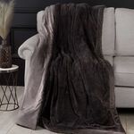 Nicole Day Luxury Charcoal Throw 130cm x 170cm
