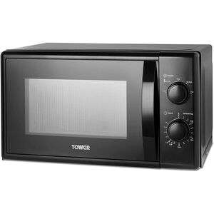 Tower Black 20L 700W Microwave
