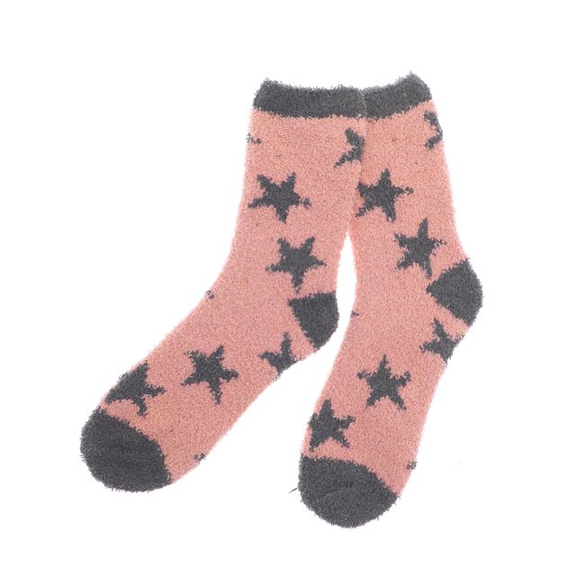 Country Club Fluffy Socks 2Pk - Assorted