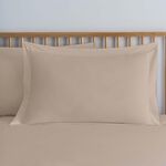 OXFORD PILLOWCASE PAIR Luxury Percale Caramel 3L