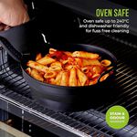 Tower Black Round Foldable Air Fryer Trays -2 Pack