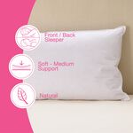 Cotton Kiss Duck Feather & Down Pillow