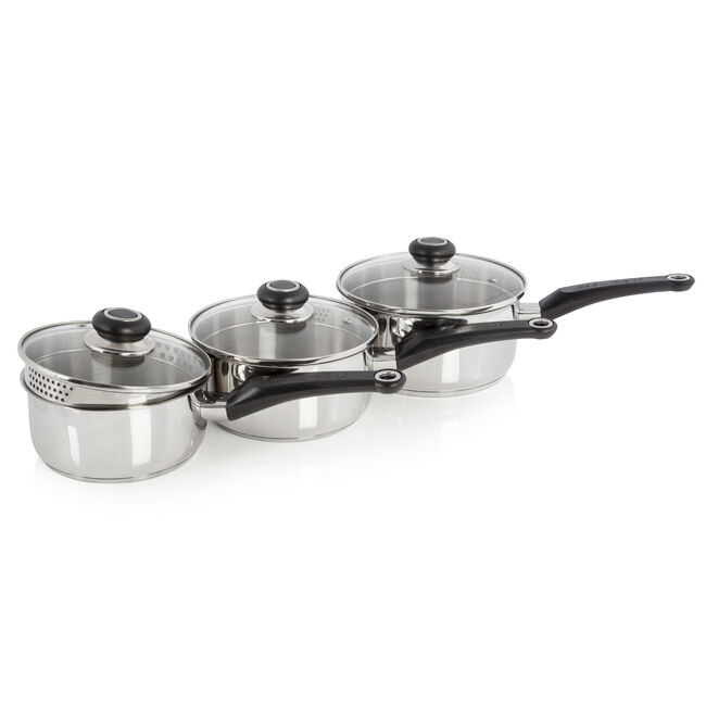 Morphy Richards Draining 3 Piece Cookware Set