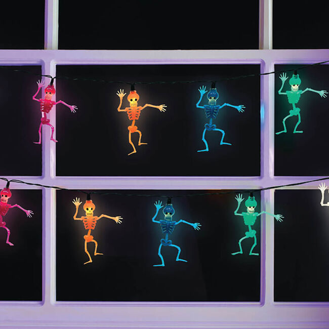 10 LED Dancing Skeleton Lights