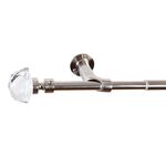 ROOM DARKENING EXTENDABLE DIAMOND 70-120cm Nickel