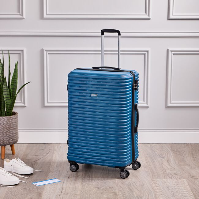 LARGE LIGHTWEIGHT HARDSHELL LUGGAGE - NAVY