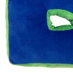 LETTER B Cushion Blue/Green