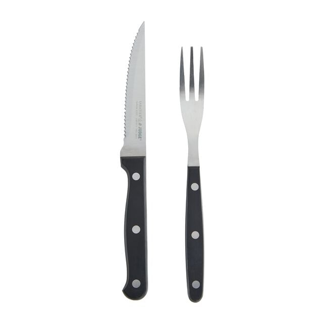 Judge Steak Knife & Fork Set - 12 Piece