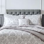 CATHERINE LANSFIELD DAMASK JACQUARD SILVER 50x75cm Pillowshams