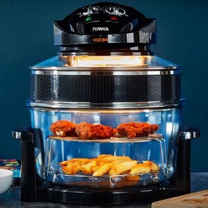 Tower 12L Black Halogen Low Fat Air Fryer