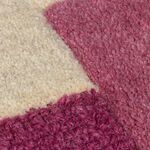 KAI WOOL BORDER PINK/ YELLOW 60x230cm Runner