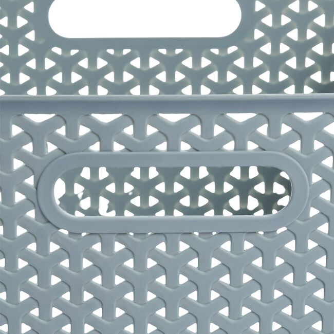 Geometric Storage Basket 19L - Mint