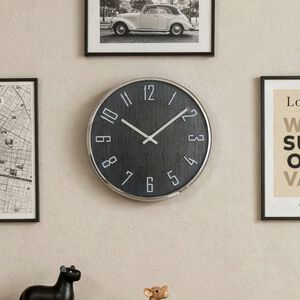 Juliet Black Clock 33cm 