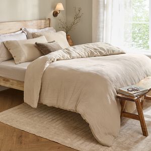 YARD SINGLE DUVET COVER Lark Natural