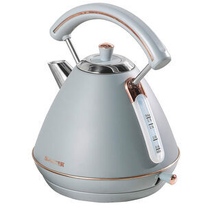 Salter Grey & Rose Gold Pyramid Kettle
