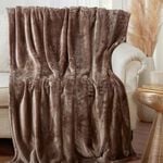 Ruane Plush Velvet Mink Throw 150cm x 200cm