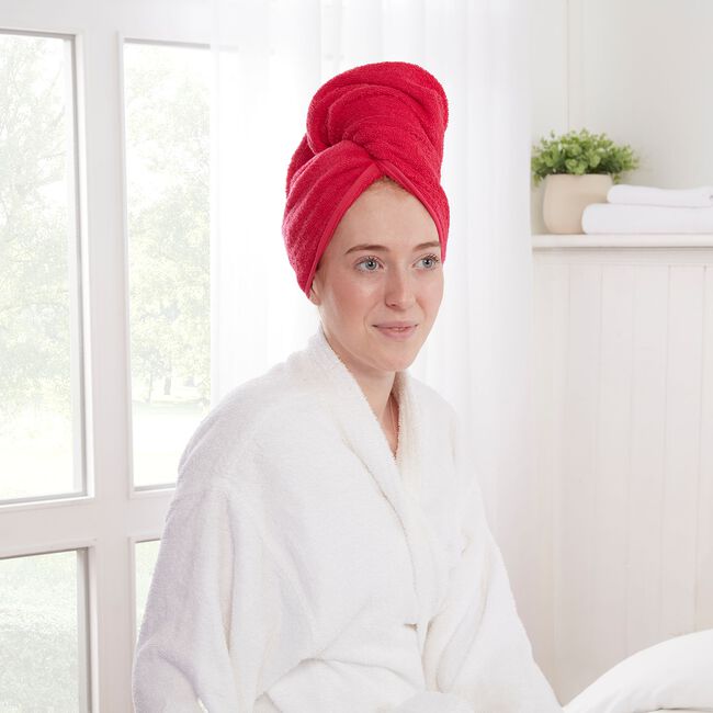 TURKISH COTTON SUPERSOFT PINK Hair Wrap