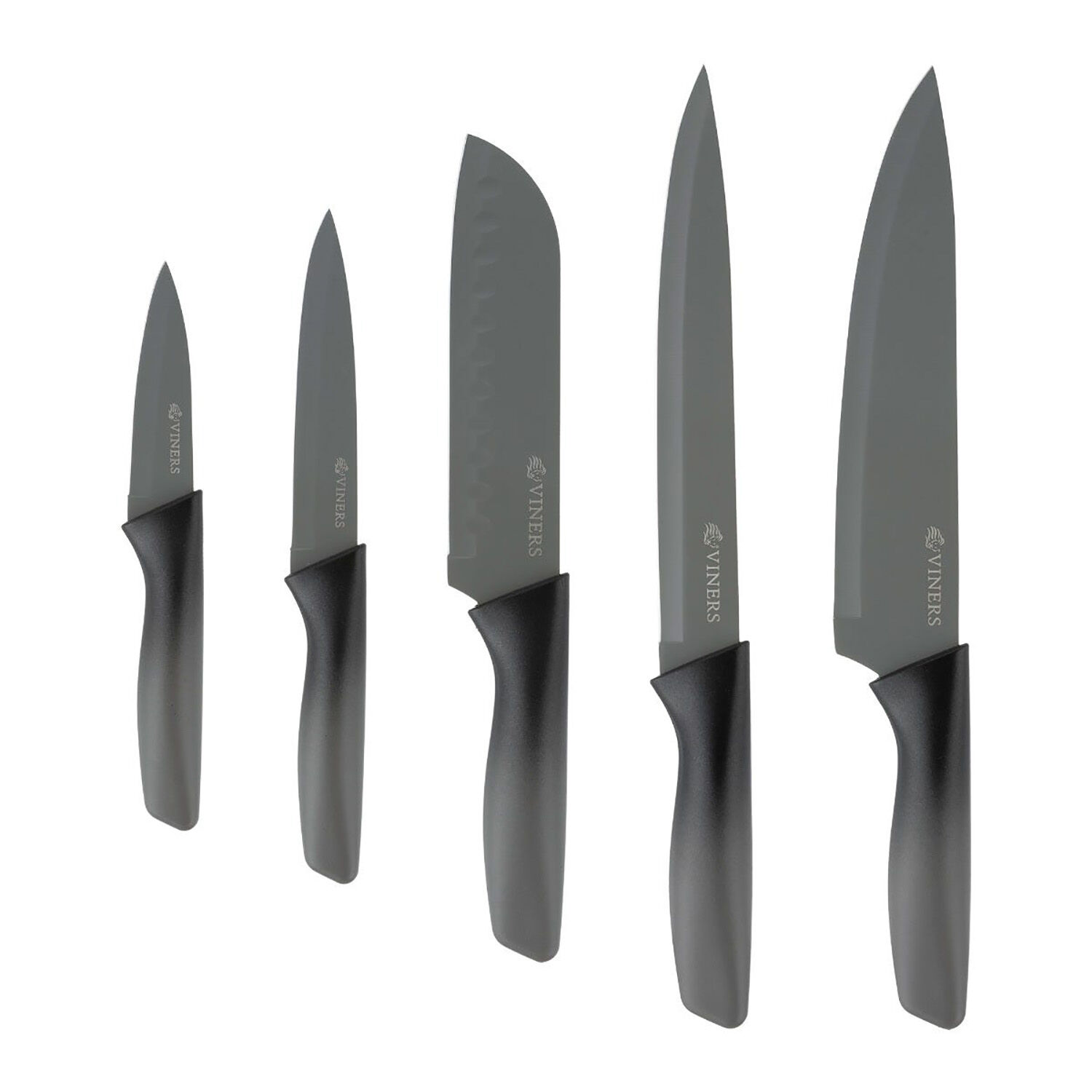 Viners Twilight 6 Piece Knife Block Set Home Store + More