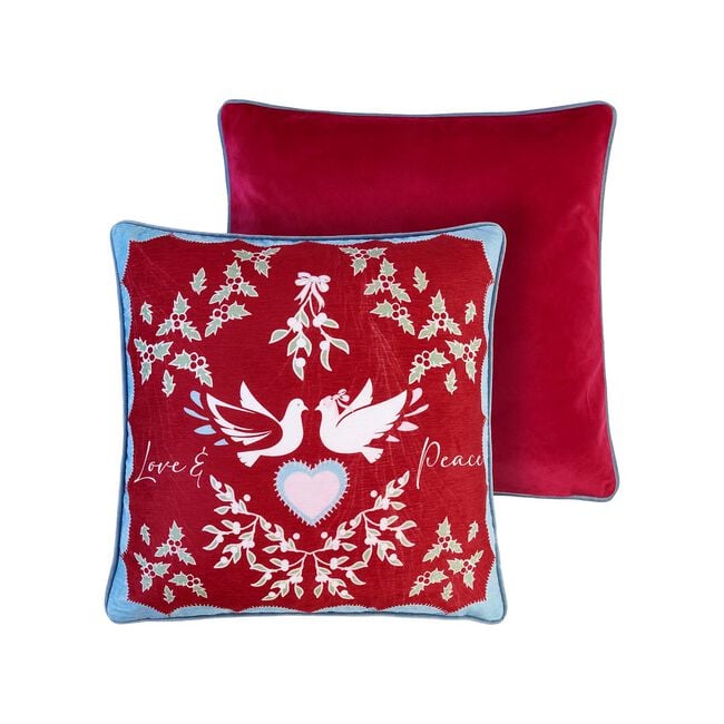 Love & Peace Cushion Cover 45cm x 45cm - 2pack