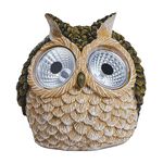 Solar Garden Light Owl with LED Eyes