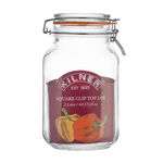 Kilner Square Clip Top Jar 2L