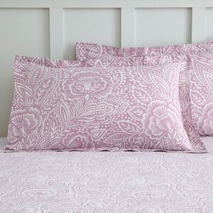 Fallon Oxford Pillowcase Pair - Raspberry