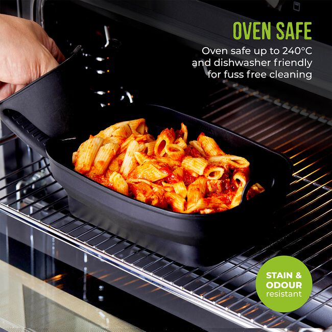 Tower Rectangular Foldable Air Fryer Tray 2pk