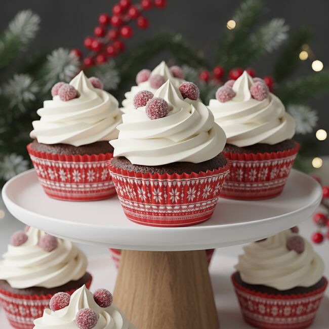 Christmas Jumper Pudding Cupcake Cases