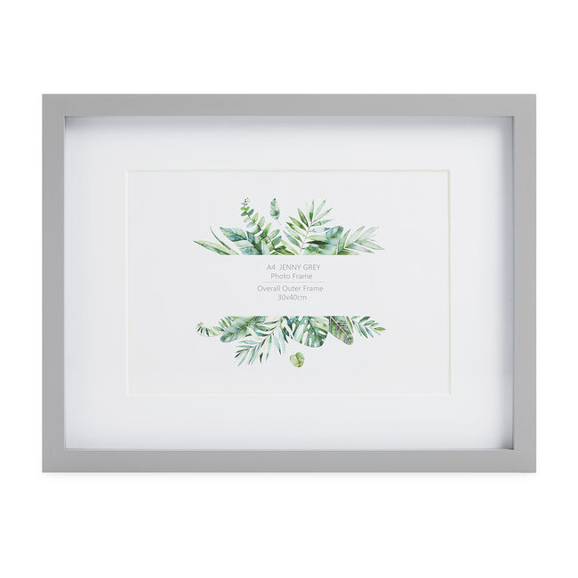 TRIPLE 4x6 JENNY GREY Photo Frame