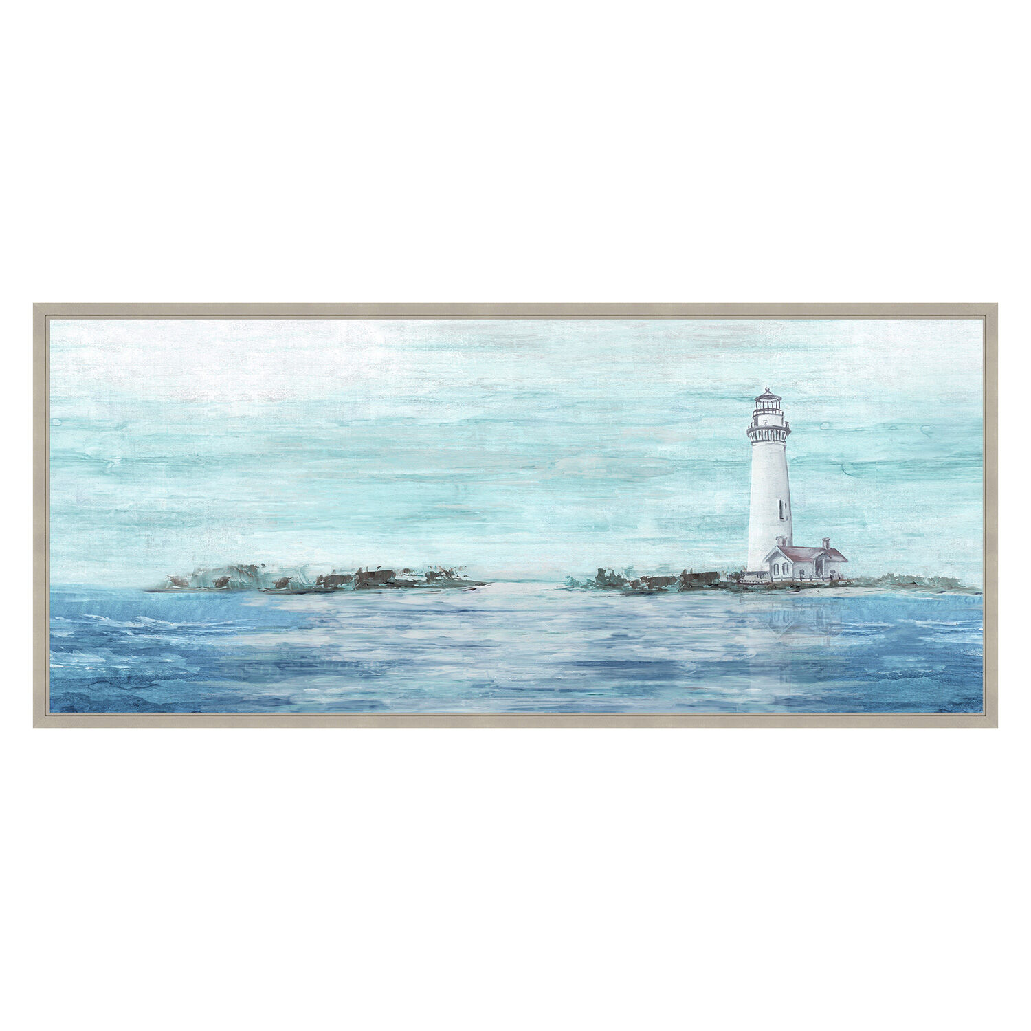 Coastal Lighthouse 44x108cm Framed - Home Store + More