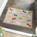 My Mat Multi Bones Howler & Scratch Door Mat