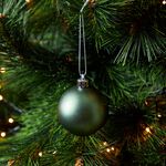 20PACK FOREST GREEN Bauble Set