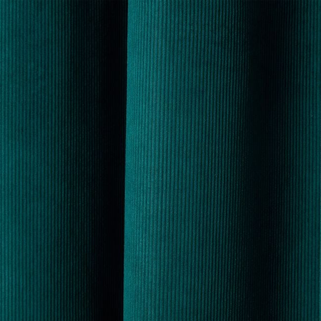 BLACKOUT & THERMAL CORDUROY TEAL 66x54 Curtain