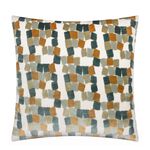FURN METRO BLOCKS 45X45 GREEN Cushion