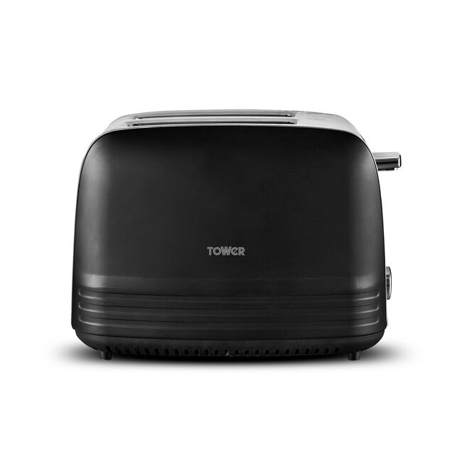 Tower Ash Black 2 Slice Toaster
