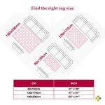 CHECKERBOARD NATURAL 160x230cm Rug