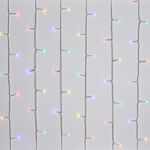 200 MULTICOLOUR Led Lights W/ White Cable