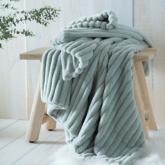 MORRITZ GREEN 130x180CM Throw