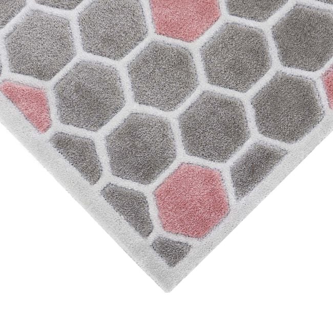 JVL Solemate Handcarved Honeycomb Doormat 57x100cm