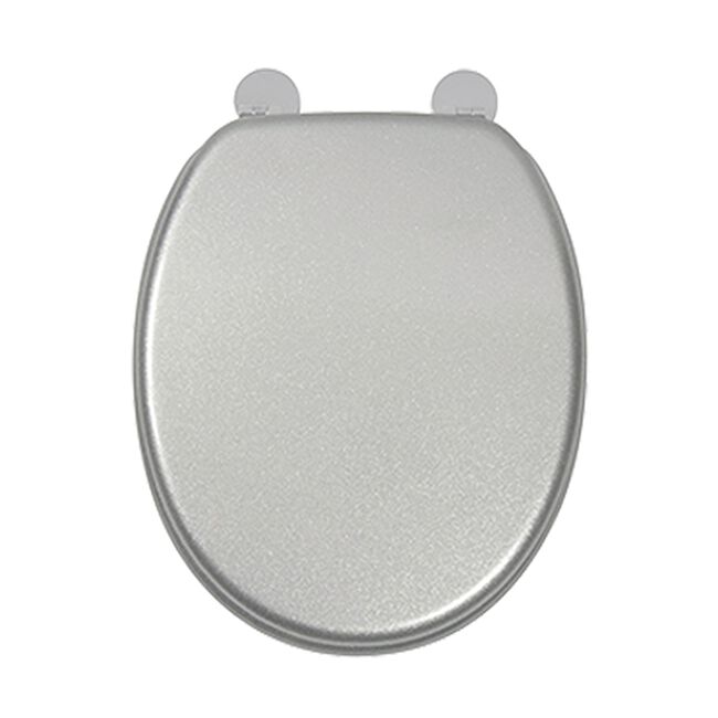 Croydex Silver Quartz Toilet Seat