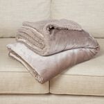 Ruane Mink Sherpa Throw 127cm x 152cm
