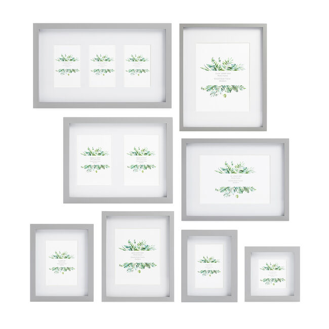 TRIPLE 4x6 JENNY GREY Photo Frame