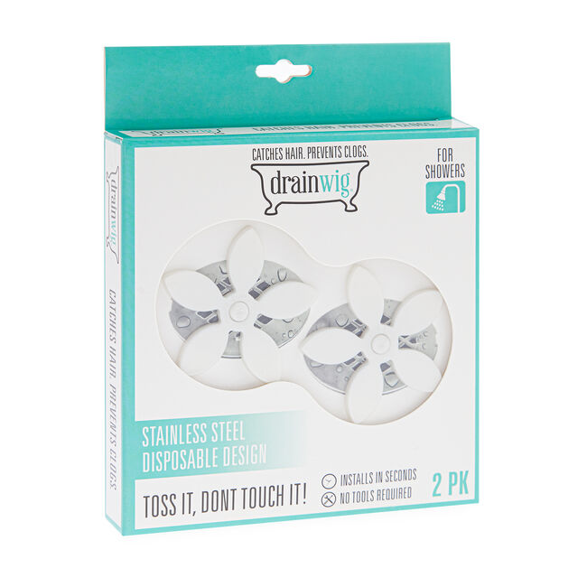 Drainwig Shower Hair Catcher 2 Pack