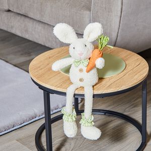 Sitting Fluffy Easter Bunny 
