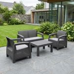 Novara 4 Piece Sofa Set