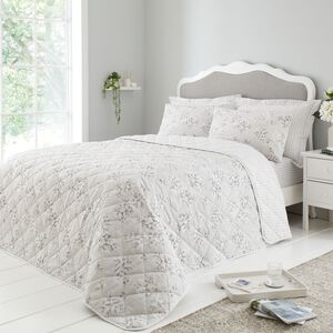 Lorraine Bedspread 200 x 220cm - Grey